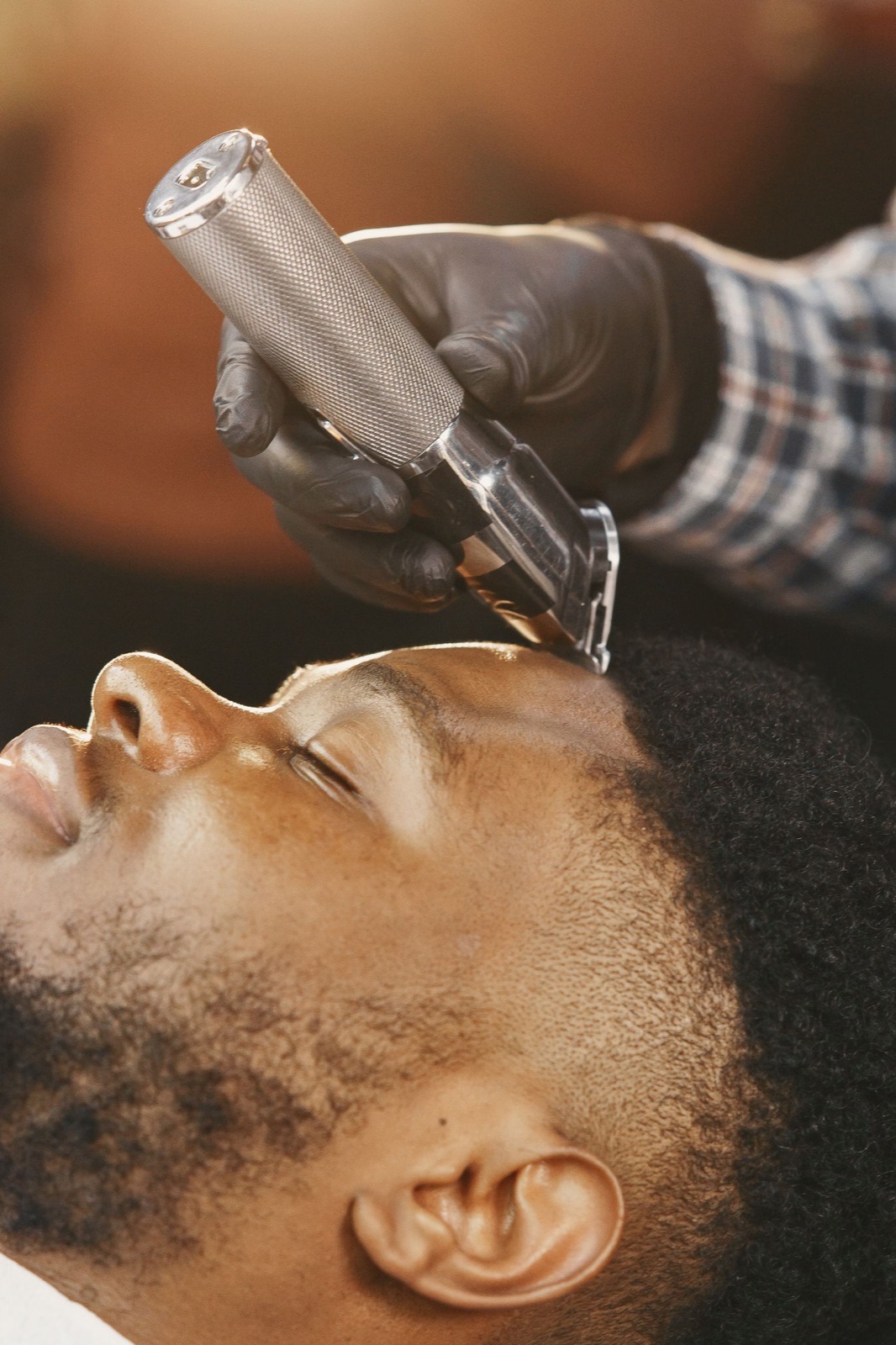 Finition edge-up, lame courte